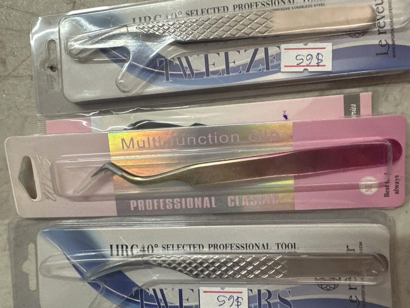 Pinzas varias $65