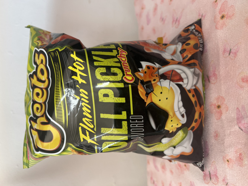 Cheetos Flamin Hot Dill Pickle Crunchy