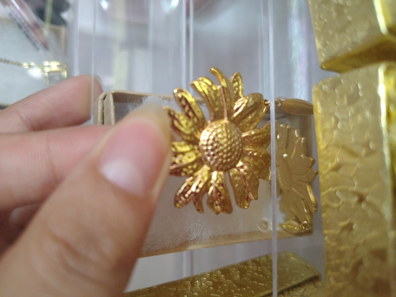 Aretes girasol