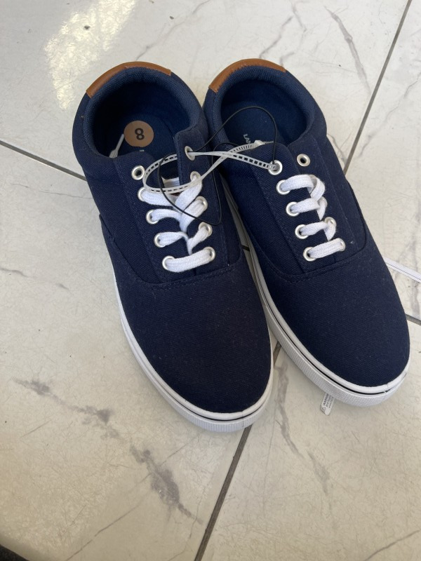 Tenis azules lands end