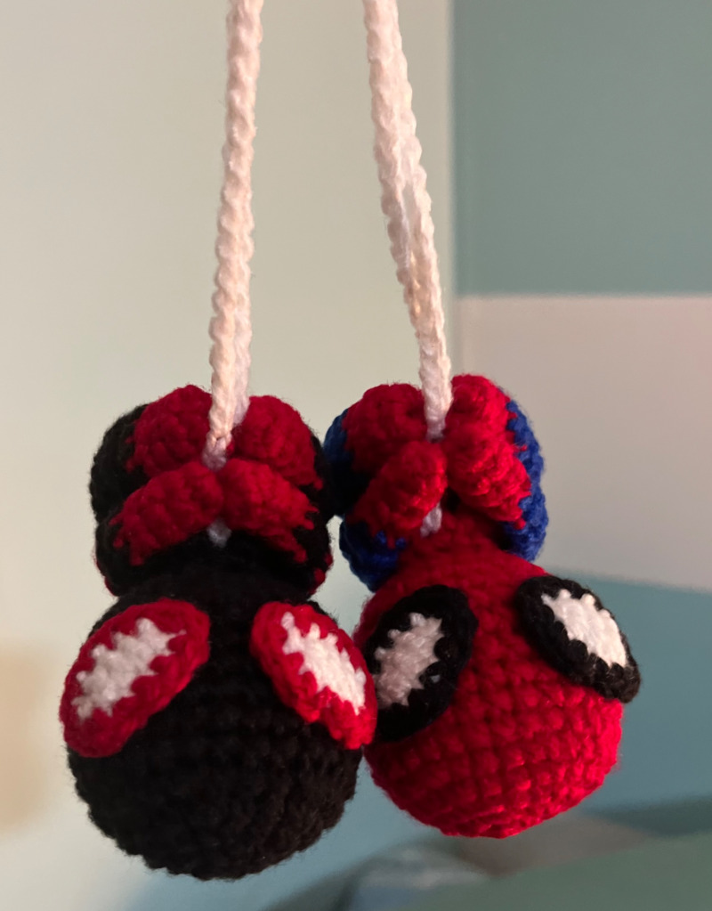 Spiderman llavero colgante