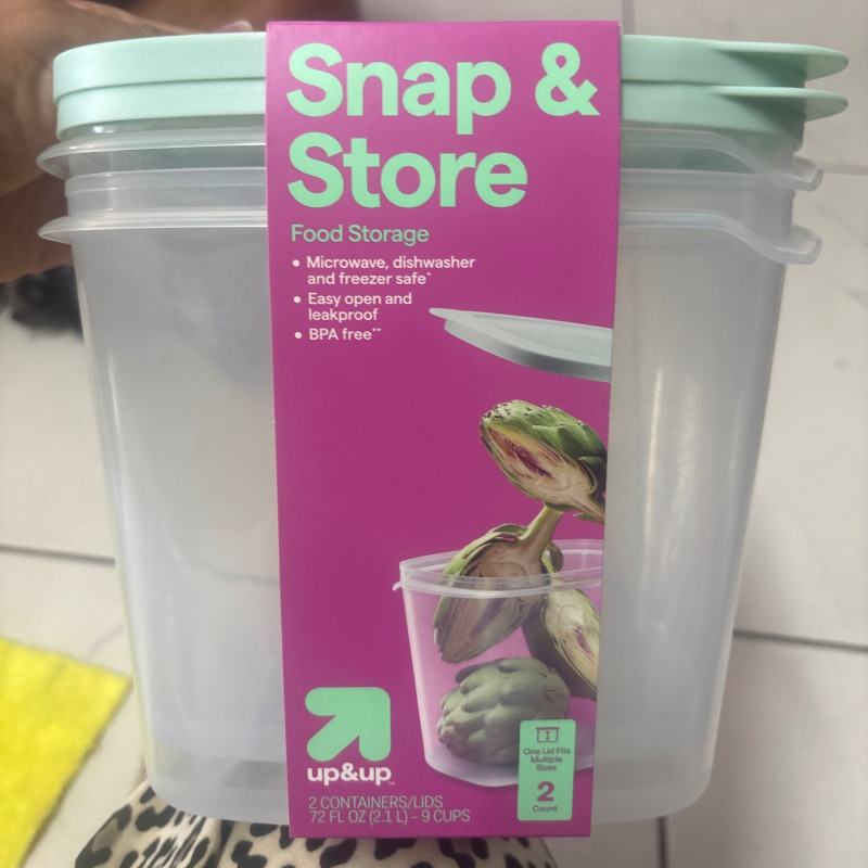 Snap & store topper