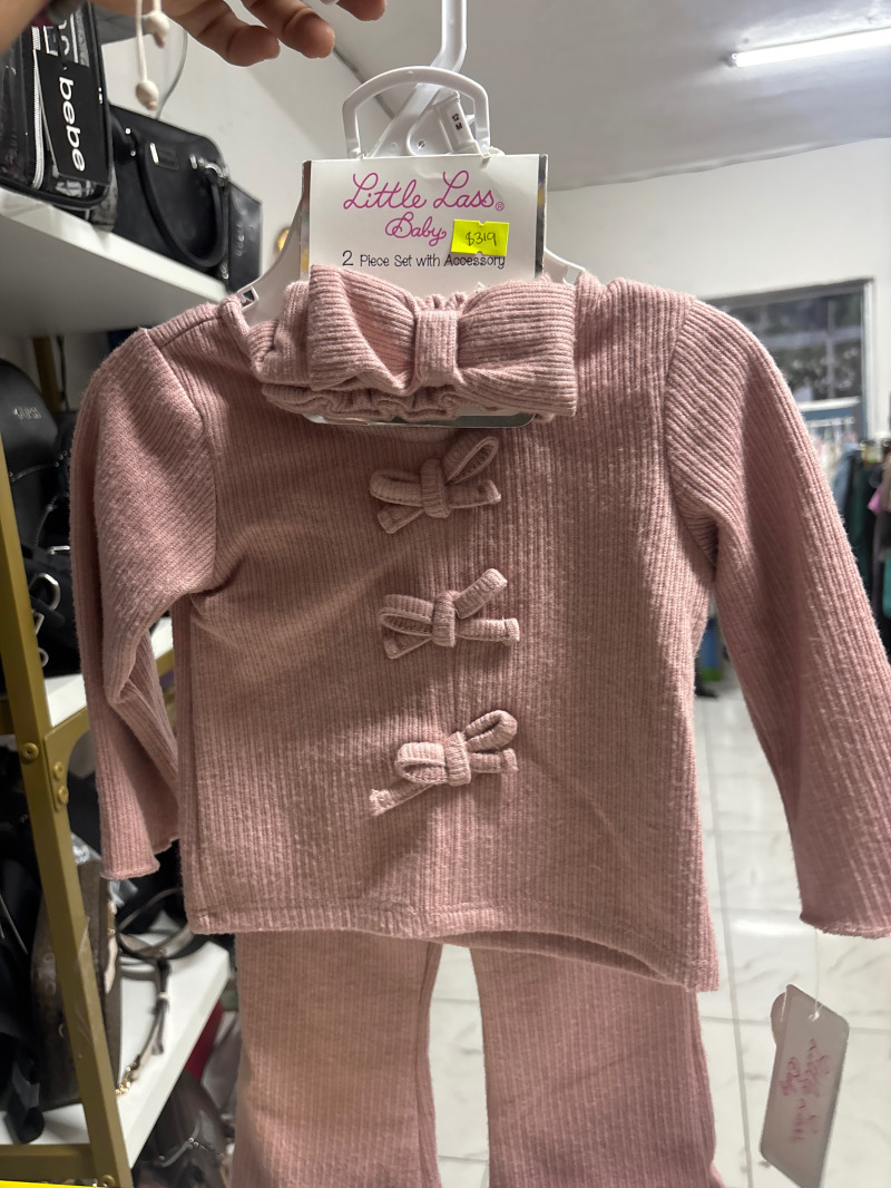 Traje rosa little lass