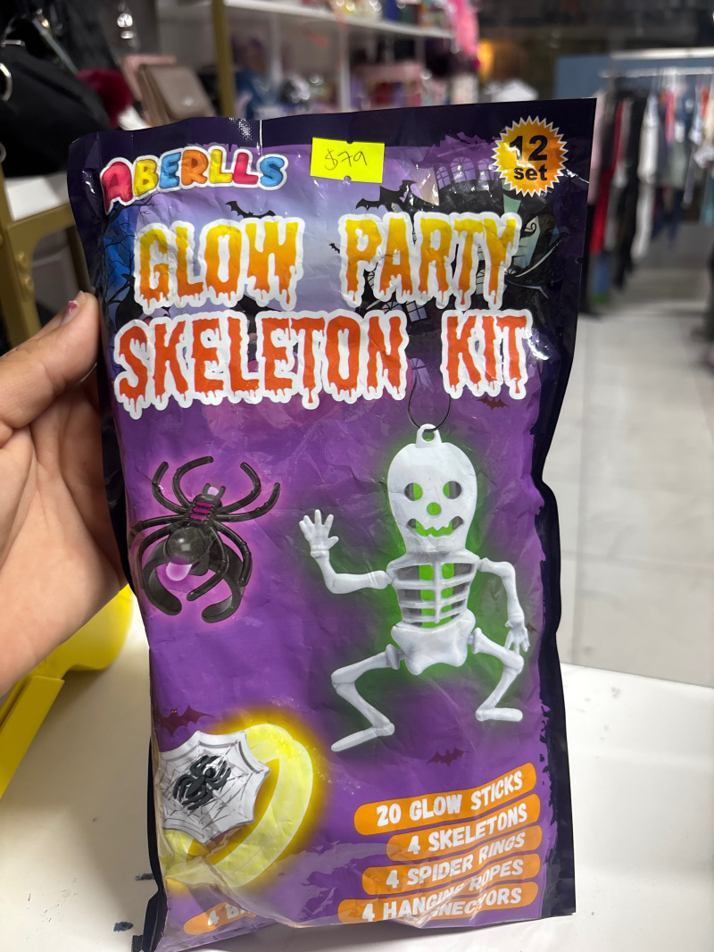Glow party  decoración Halloween